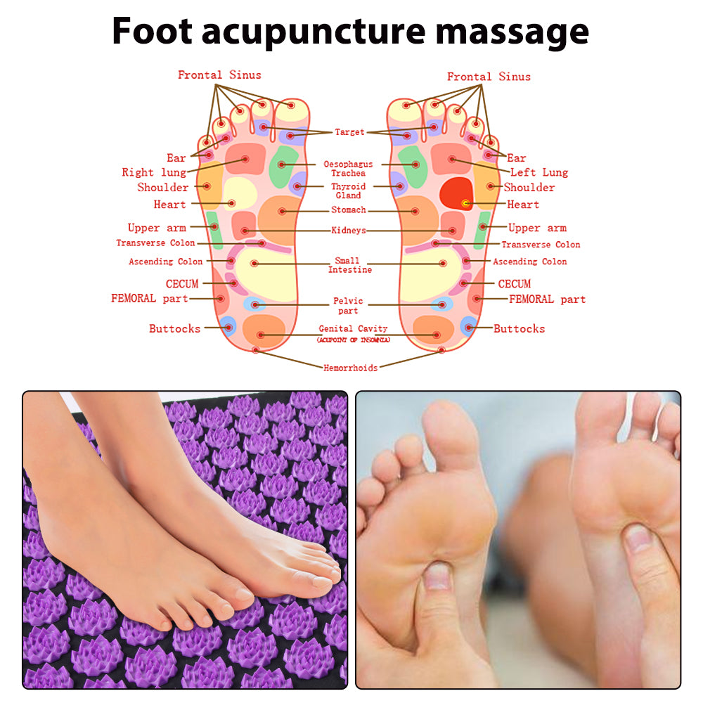 Acupressure Mat – Relaxing Pain Relief and Stress-Reducing Massage Mat