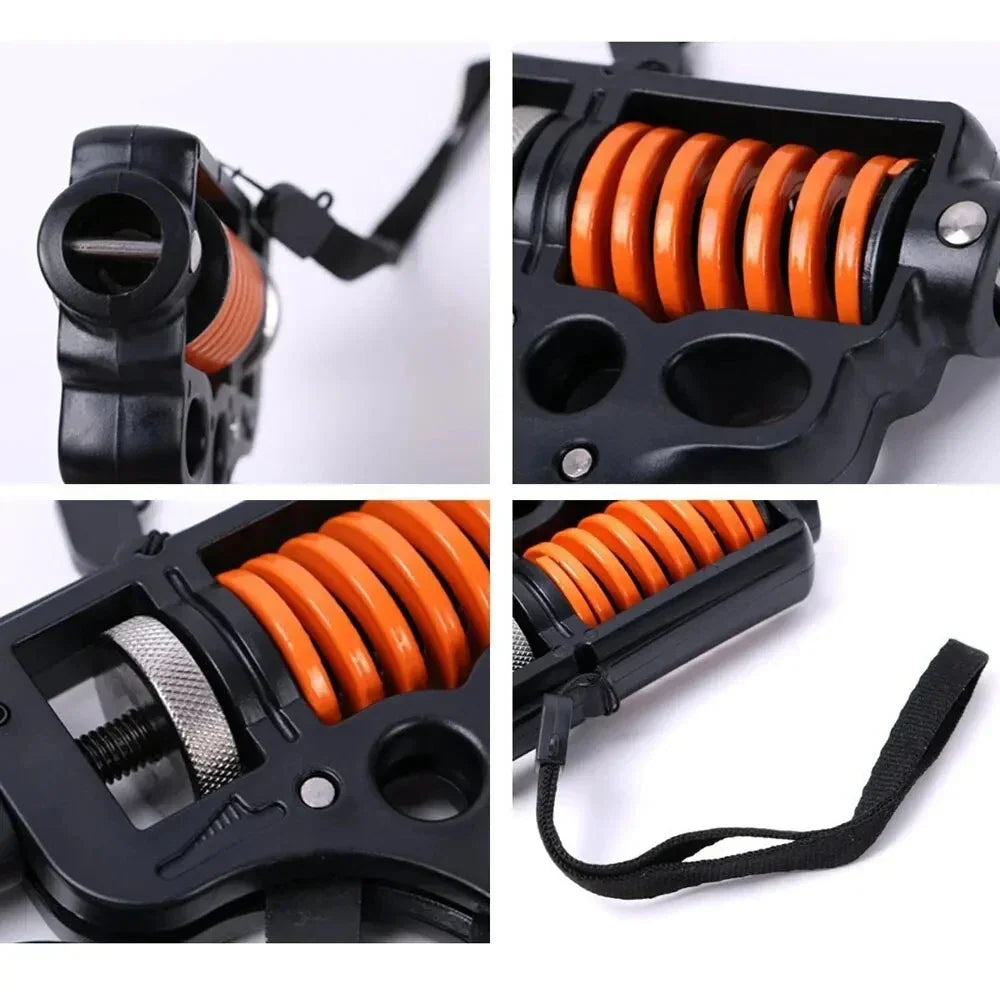 Adjustable 5-165kg Heavy Hand Grip Strengthener - Finger Exerciser for Arm, Wrist and Forearm Training