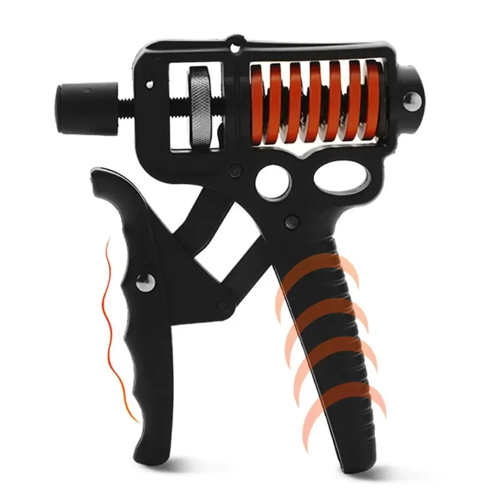 Adjustable 5-165kg Heavy Hand Grip Strengthener - Finger Exerciser for Arm, Wrist and Forearm Training