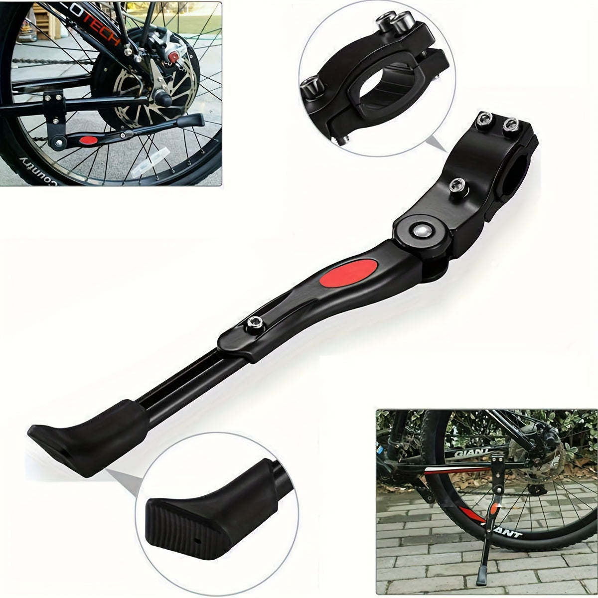Adjustable Bike Kickstand – Sturdy Side Kickstand for Stable Parking