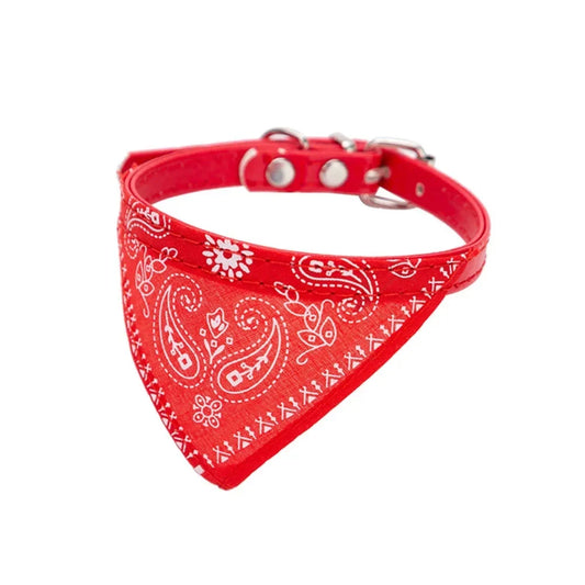 Adjustable Cat Bandana Collar