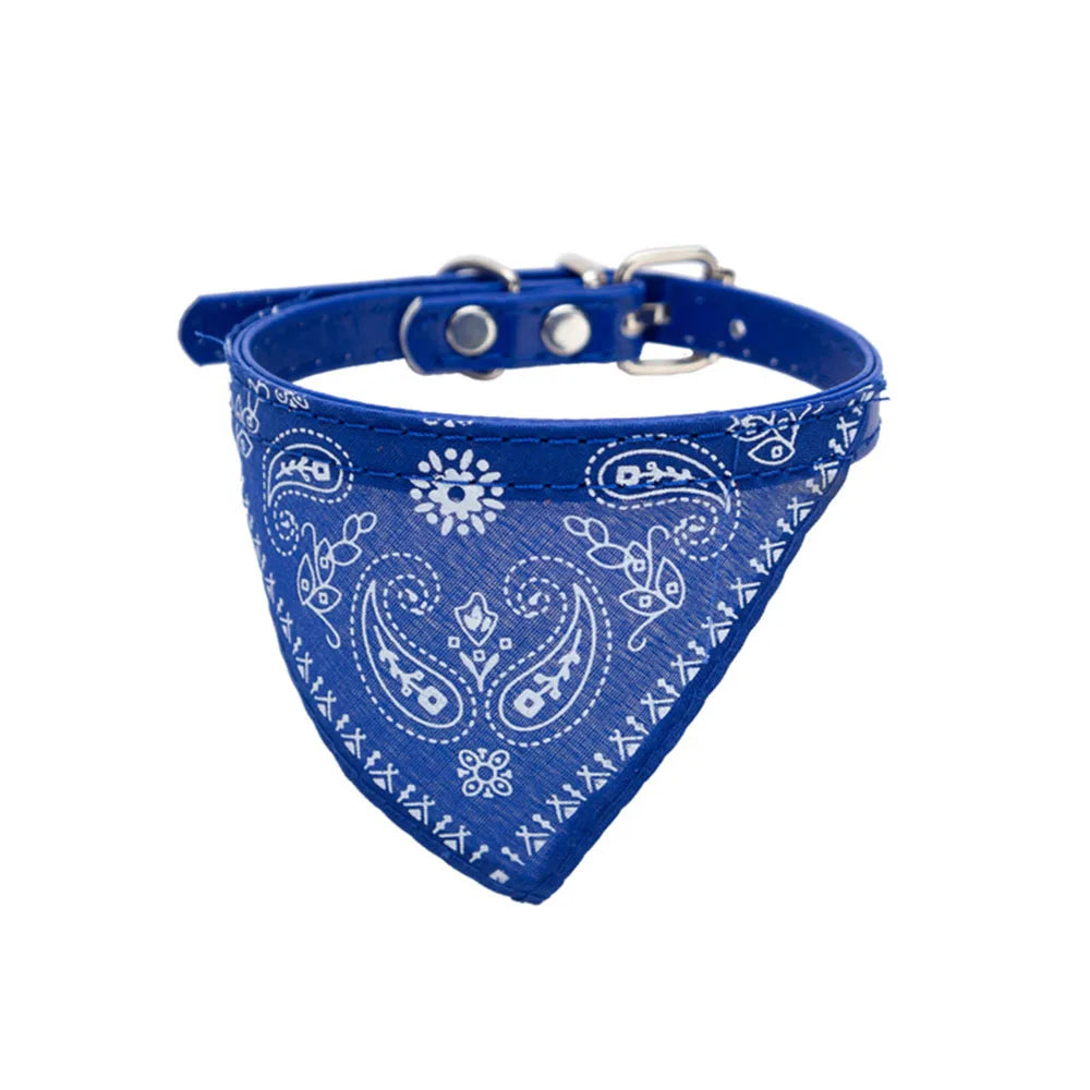 Adjustable Cat Bandana Collar