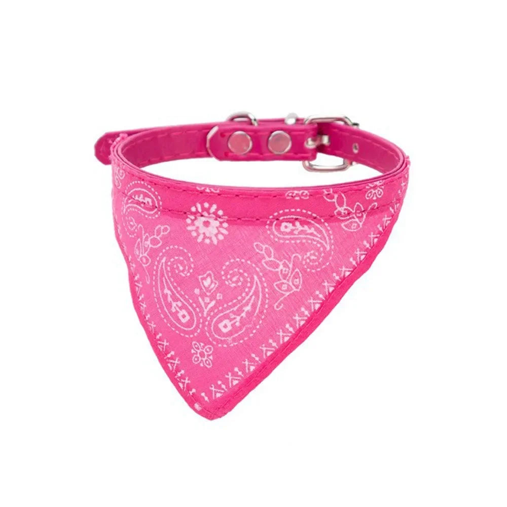 Adjustable Cat Bandana Collar
