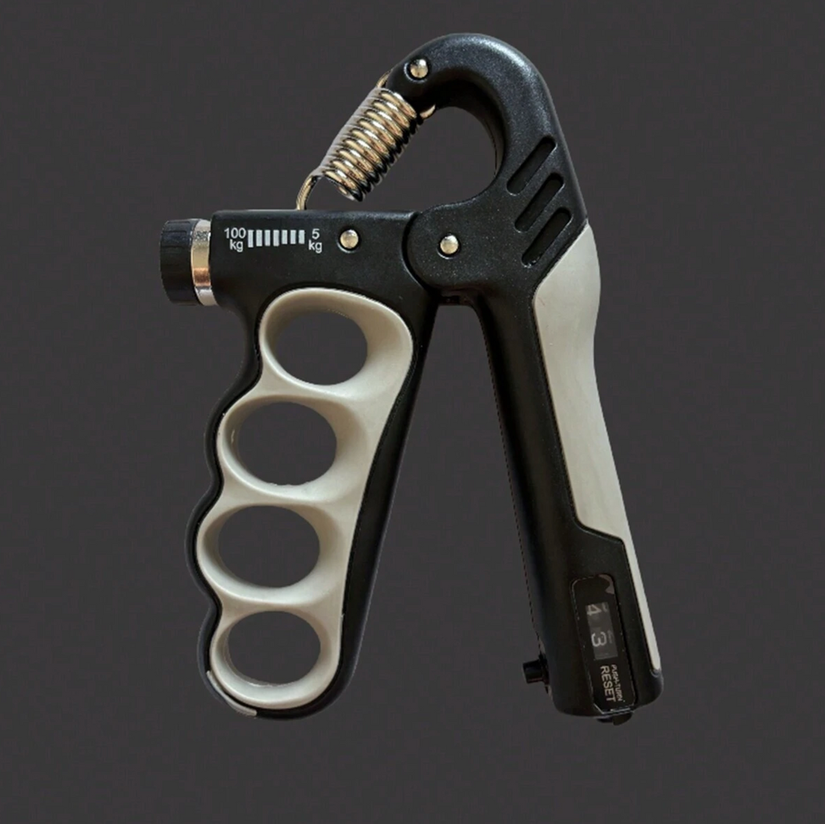 Adjustable Hand Grip Strengthener with Counter, 5–100 kg Strength and Recovery Trainer