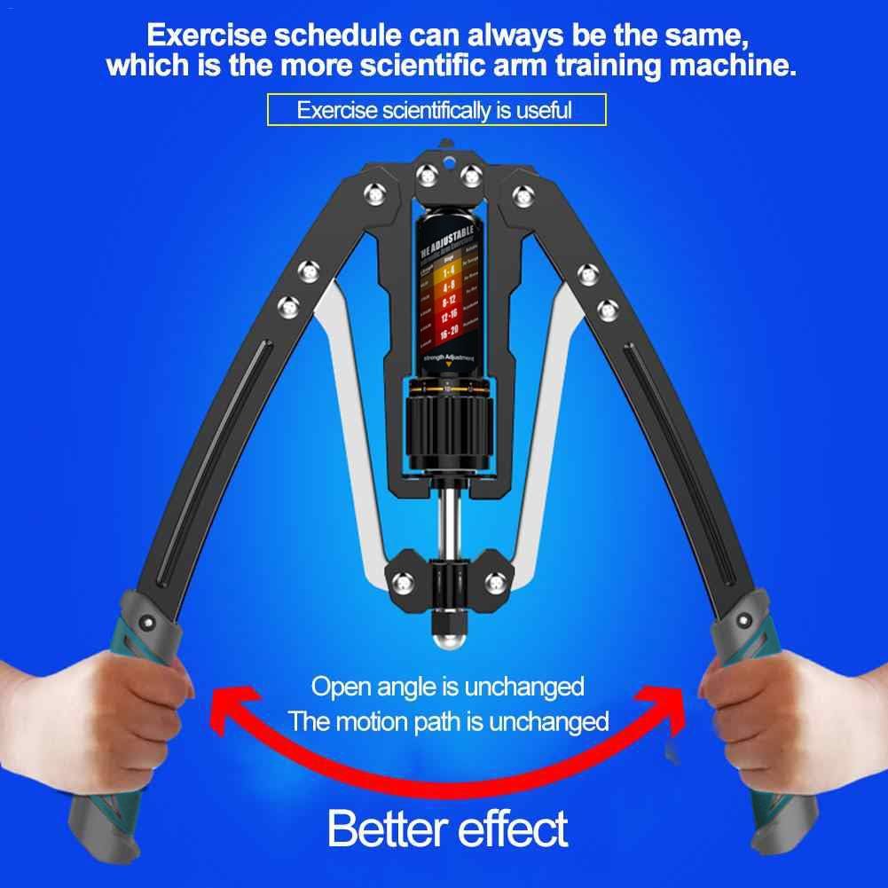 Adjustable Hydraulic Arm Trainer – 10–200 kg Resistance – Upper Body Strength Training for Arms, Chest & Shoulders