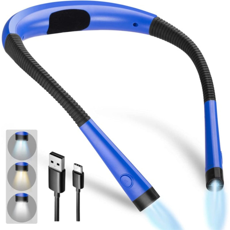 Adjustable Rechargeable LED Reading Light with Ergonomic Design for Comfortable Reading – 6 Brightness Levels