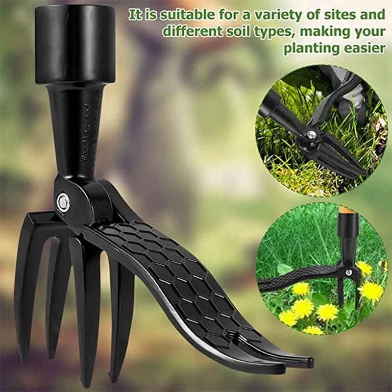 Adjustable Stainless Steel Long-Handle Removable Weeder