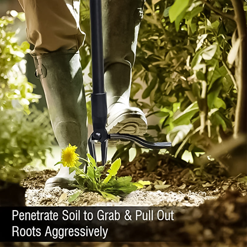Adjustable Stainless Steel Long-Handle Removable Weeder