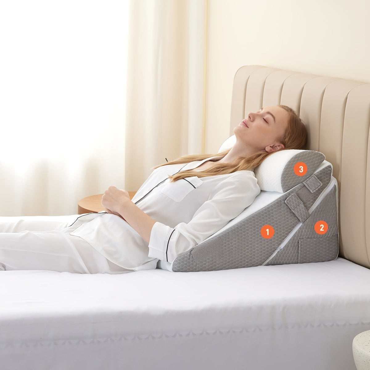 Adjustable Wedge Pillow – Comfort and Support for Recovery