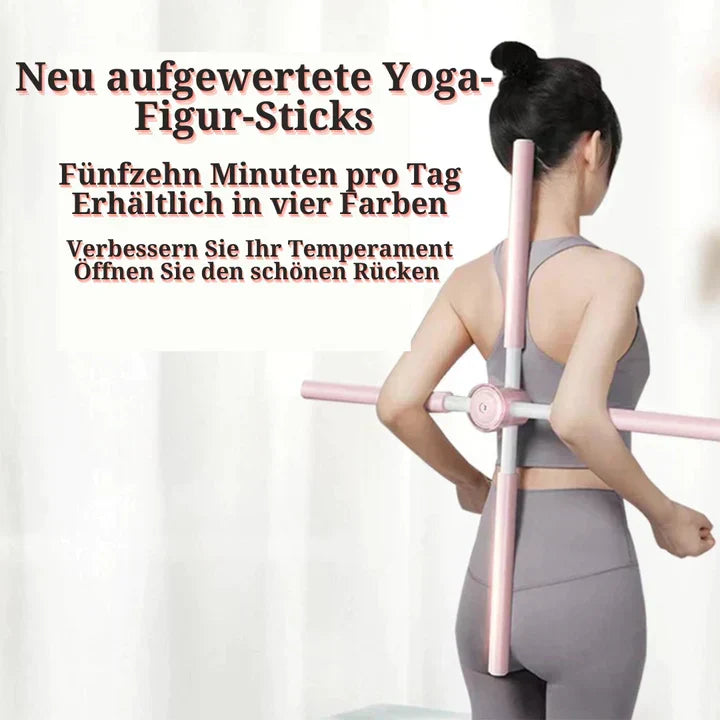 Adjustable Yoga Posture Stick for Back Alignment and Posture Correction