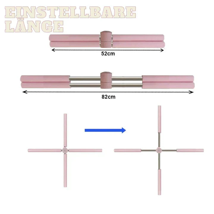 Adjustable Yoga Posture Stick for Back Alignment and Posture Correction