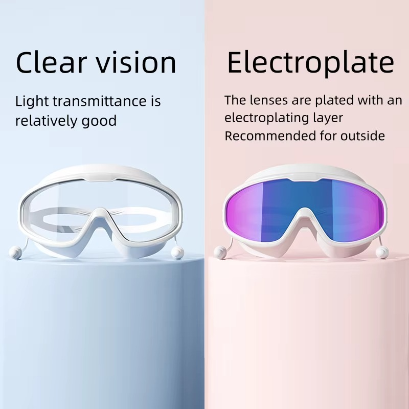 Adult Anti-Fog Swimming Goggles with UV Protection and Leakproof Fit