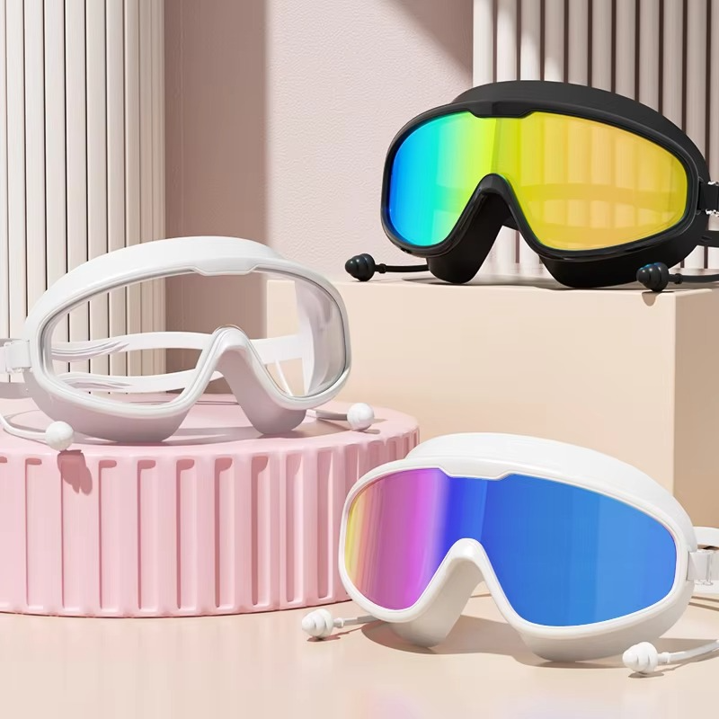 Adult Anti-Fog Swimming Goggles with UV Protection and Leakproof Fit