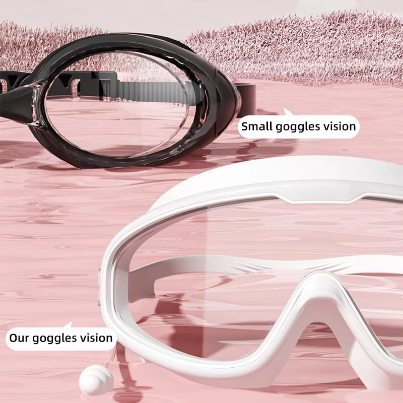 Adult Anti-Fog Swimming Goggles with UV Protection and Leakproof Fit