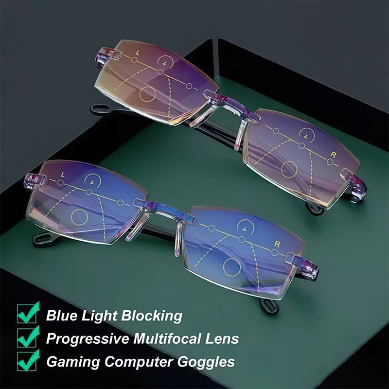 Advanced Blue Light Blocking Multifocal Reading Glasses