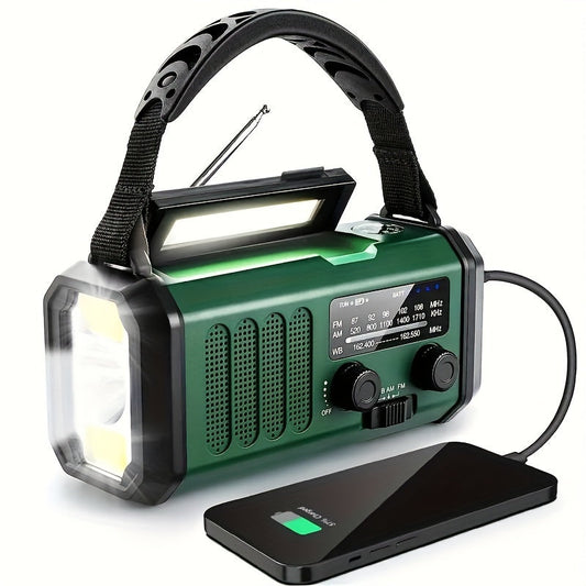 All-in-One Emergency Radio with Flashlight and Charger