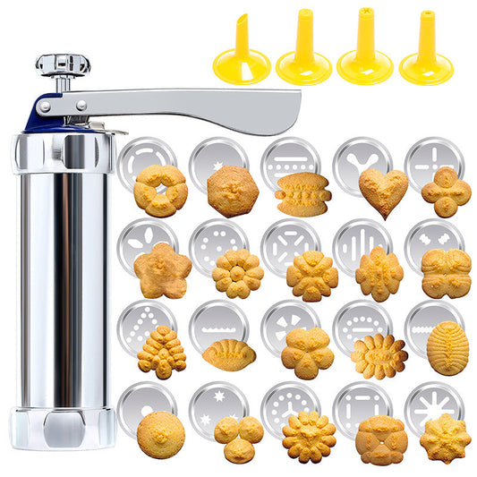 Aluminium Cookie Press for Spritz Cookies and Decorating