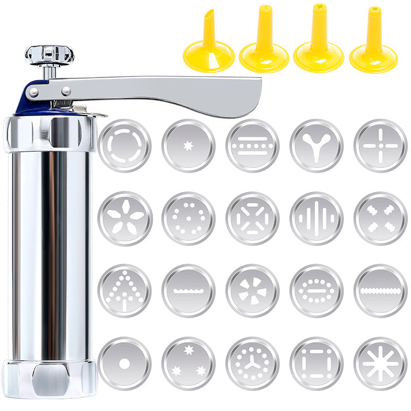 Aluminium Cookie Press for Spritz Cookies and Decorating