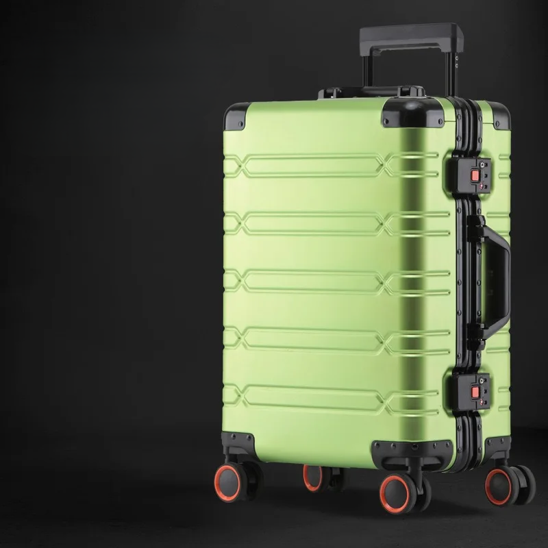 Aluminum Suitcase with TSA Lock and Silent Wheels
