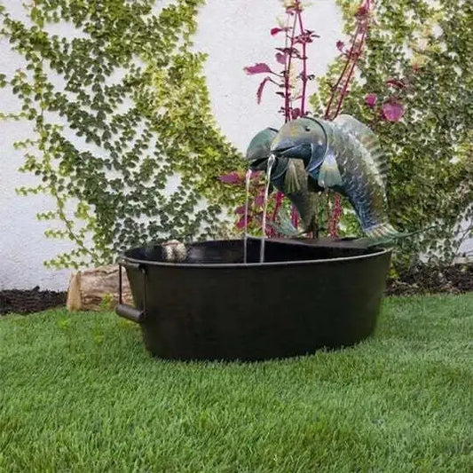 Animal Figures Outdoor Waterfall Fountain