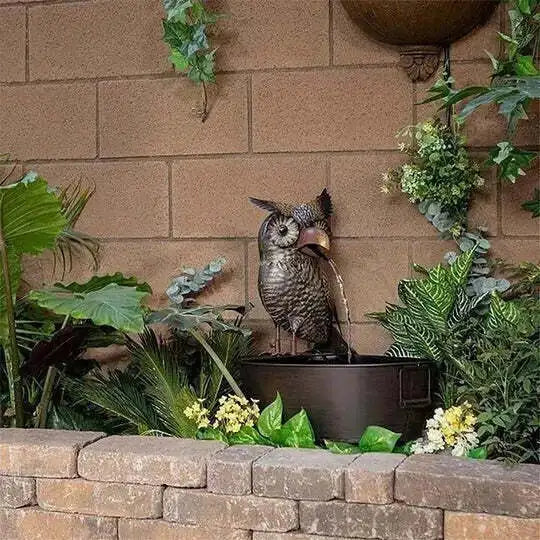 Animal Figures Outdoor Waterfall Fountain