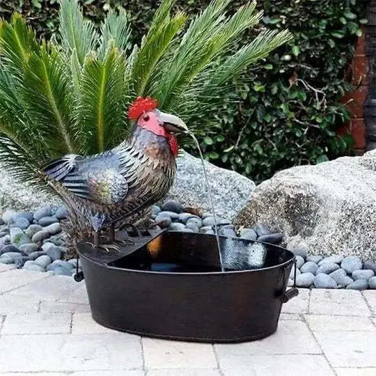Animal Figures Outdoor Waterfall Fountain