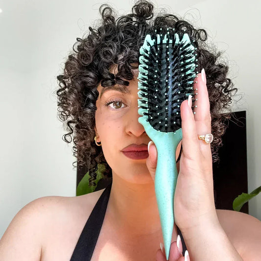Anti-Frizz Detangling Brush for Curly and Coily Hair