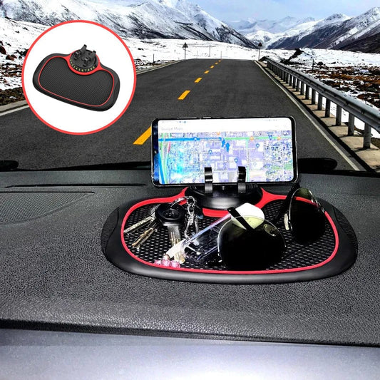Anti-Slip Dashboard Mat and Phone Holder