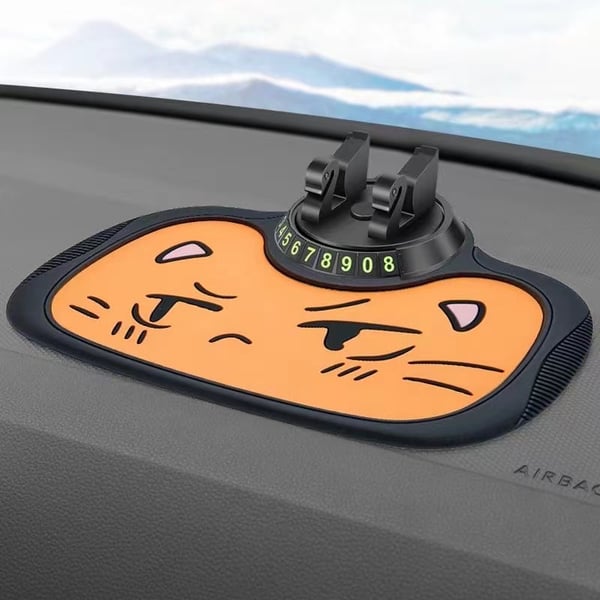 Anti-Slip Dashboard Mat and Phone Holder