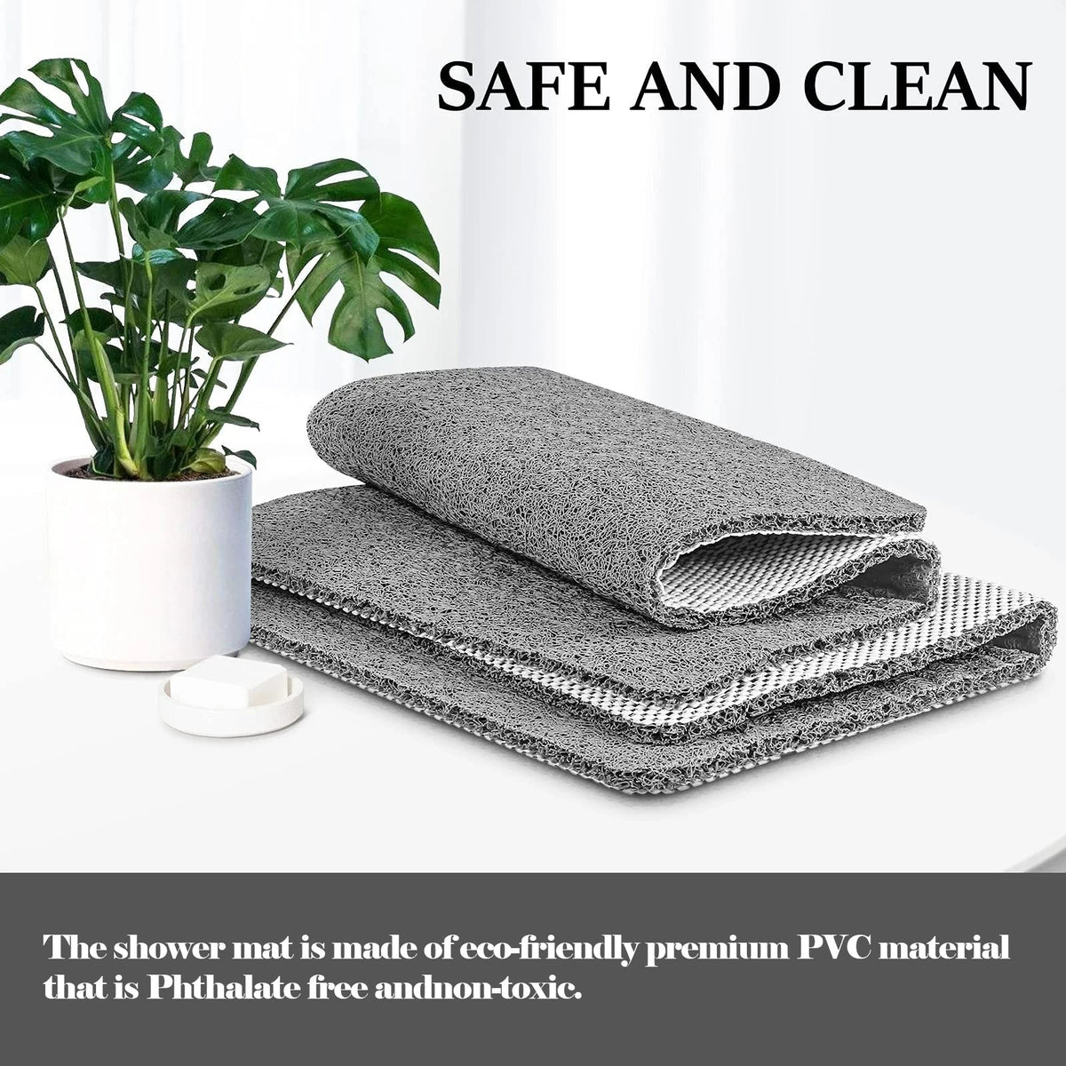 Anti-Slip Shower Mat for Extra Safety & Comfort