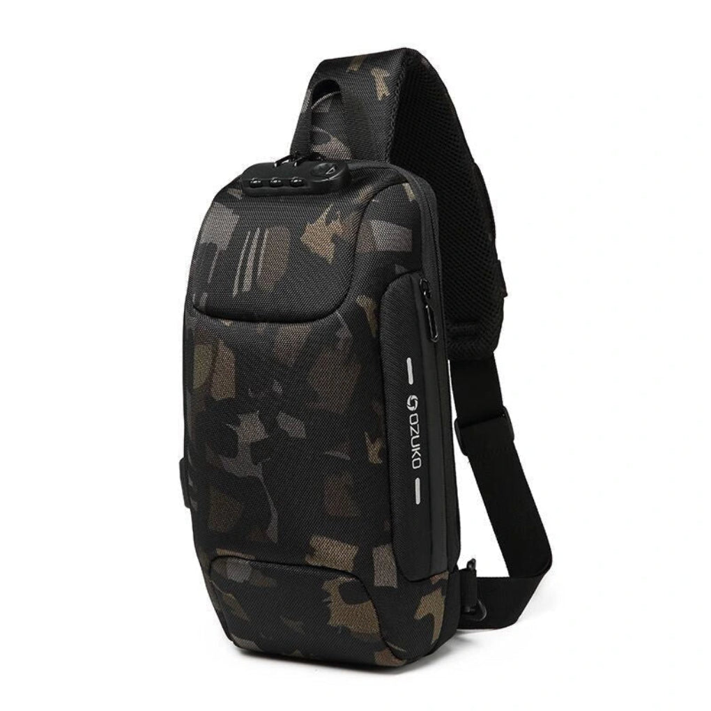 Anti-Theft Sling Bag with Charging Port