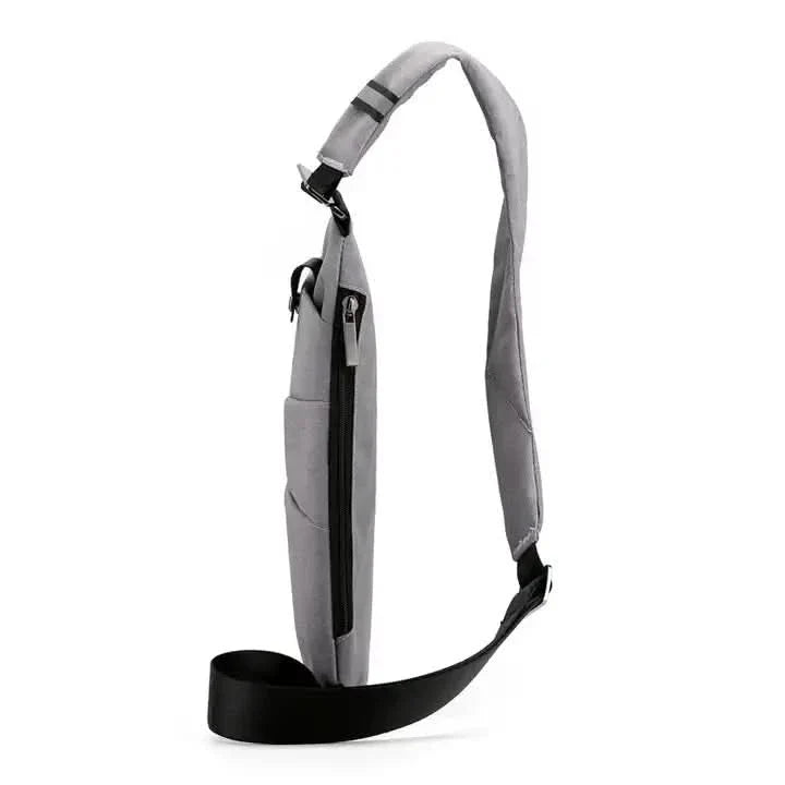 Anti-Theft Sling Bag with Hidden Zippers