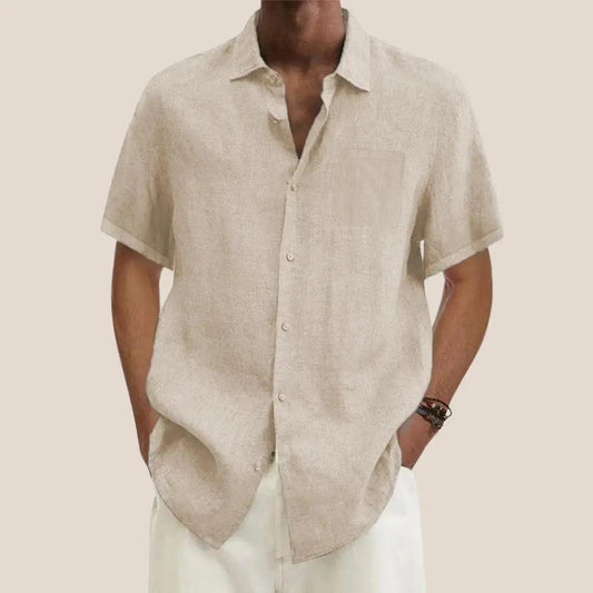 Antwerp Linen Short-Sleeve Shirt