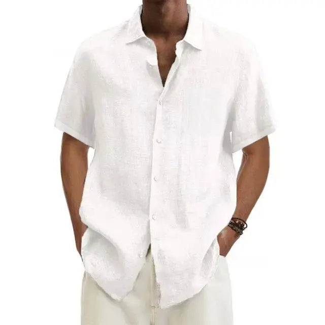 Antwerp Linen Short-Sleeve Shirt