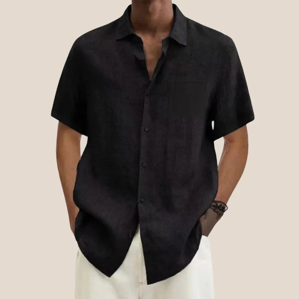 Antwerp Linen Short-Sleeve Shirt