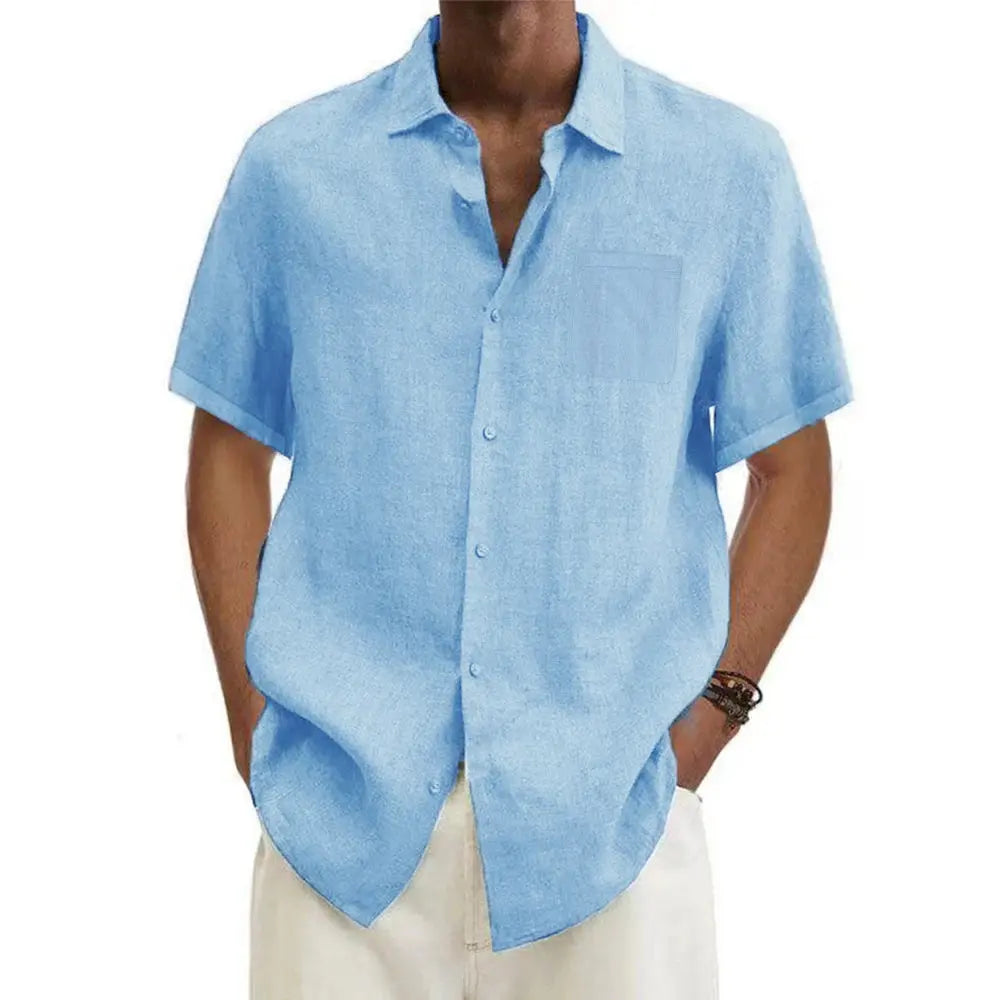 Antwerp Linen Short-Sleeve Shirt