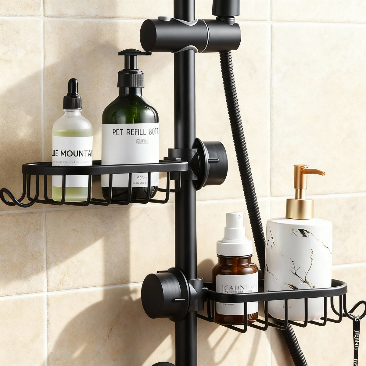 AquaGrip Shower Caddy – Rustproof, Space-Saving & Easy to Install