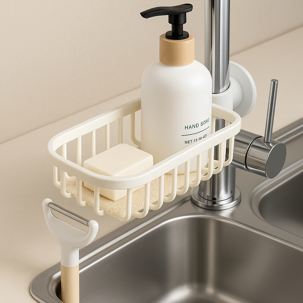 AquaGrip Shower Caddy – Rustproof, Space-Saving & Easy to Install