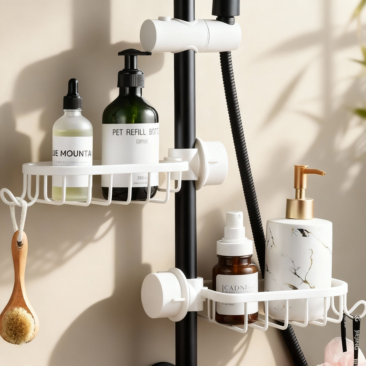 AquaGrip Shower Caddy – Rustproof, Space-Saving & Easy to Install