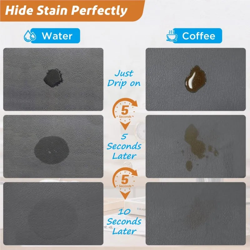 AquaStone Kitchen & Bath Mat - Diatomite & Velvet Look - Super Absorbent & Non-Slip - Washable & Durable