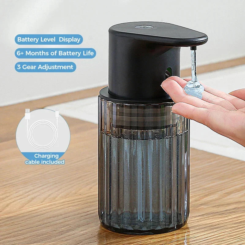 Automatic Soap Dispenser - Sensor-Operated Hygienic Dispensing, Rechargeable and Refillable