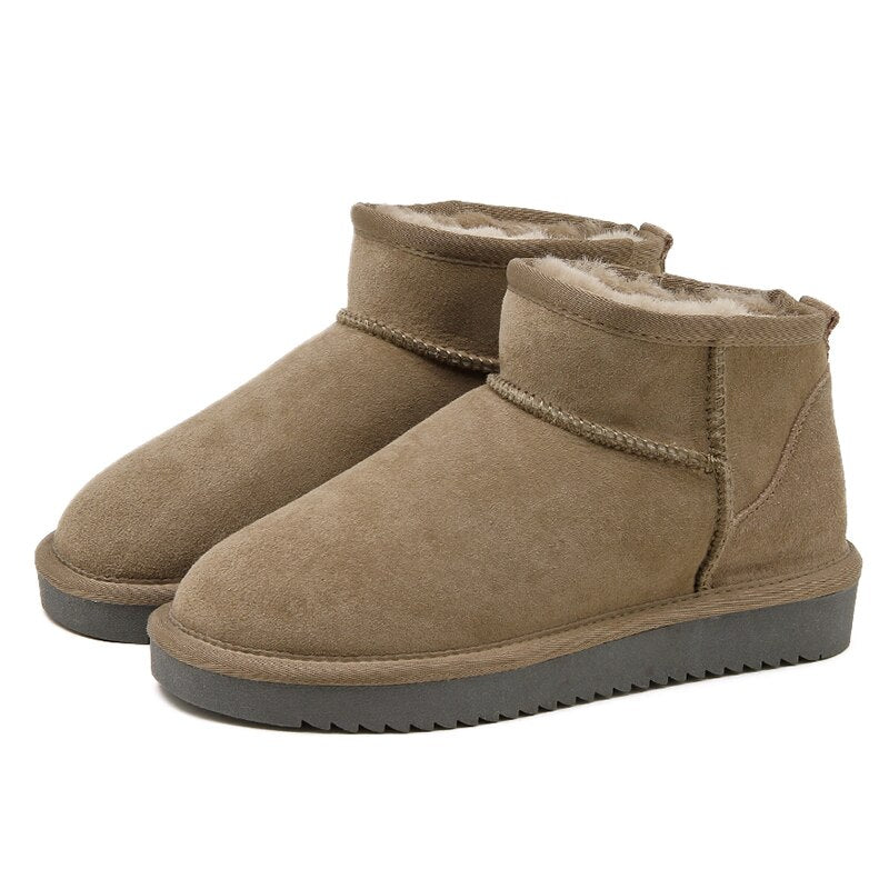 Autumn Winter Lined Ankle Boots