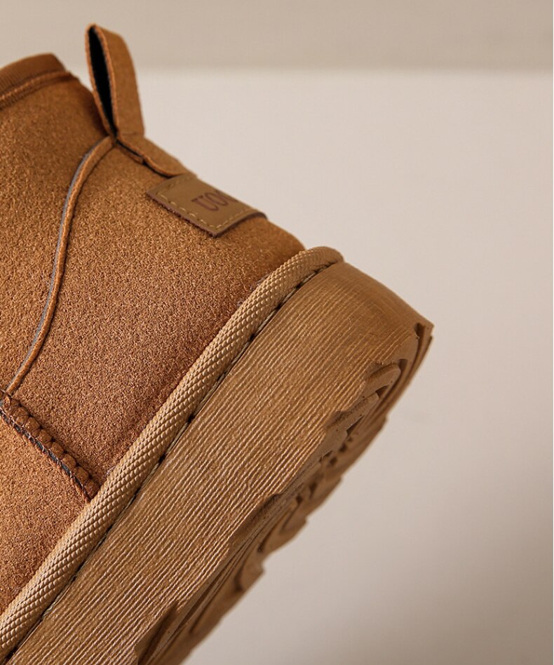 Autumn Winter Lined Ankle Boots