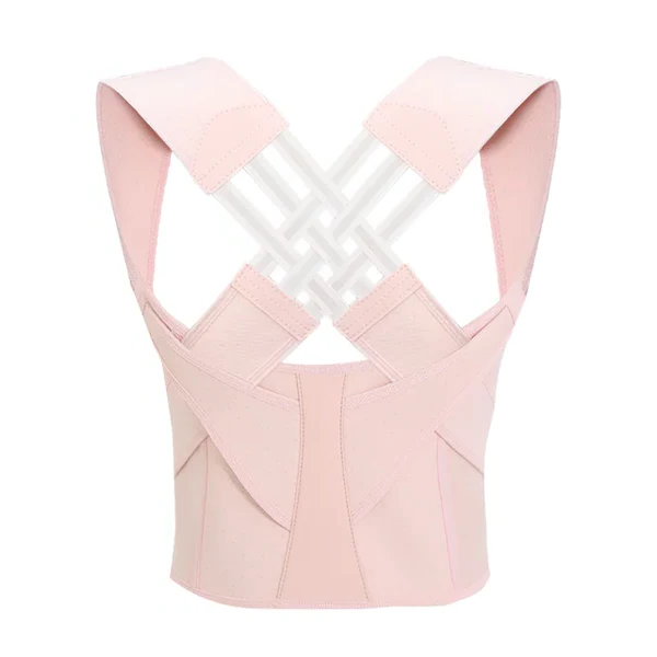 Back Posture Corrector for Healthy Back and Neck with Elastic Straps – Comfortable and Discreet