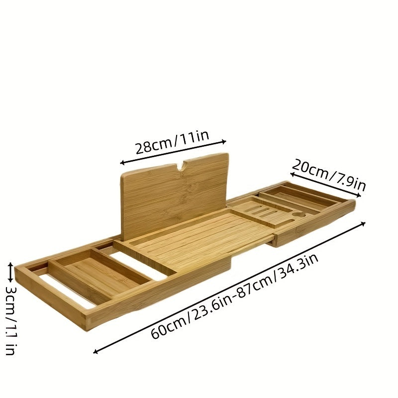 Bamboo Bathtub Caddy Tray