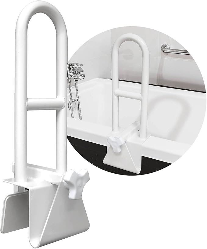 Bathtub Safety Grab Bar for Seniors & Mobility Support – No-Drill Secure Bathroom Handle