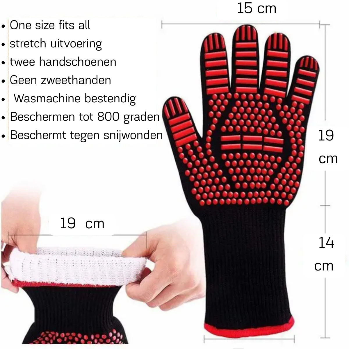 BBQ Gloves up to 800°C