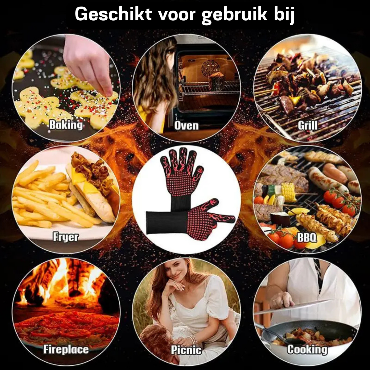 BBQ Gloves up to 800°C
