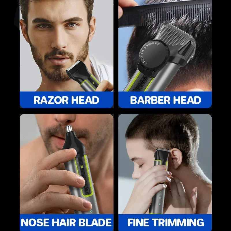 Beard Trimmer and Cordless Hair Clipper Set