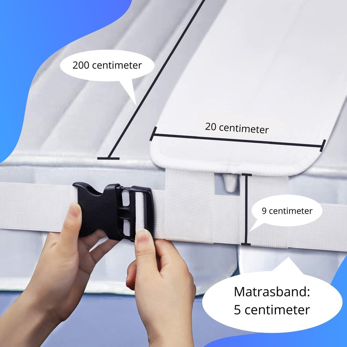 Bed Bridge Mattress Gap Filler – Keeps Mattress in Place Without Slipping